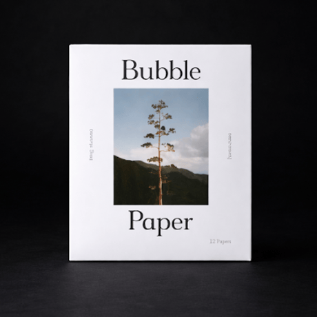 Bubble Paper  [Forest Soap] 12枚入り