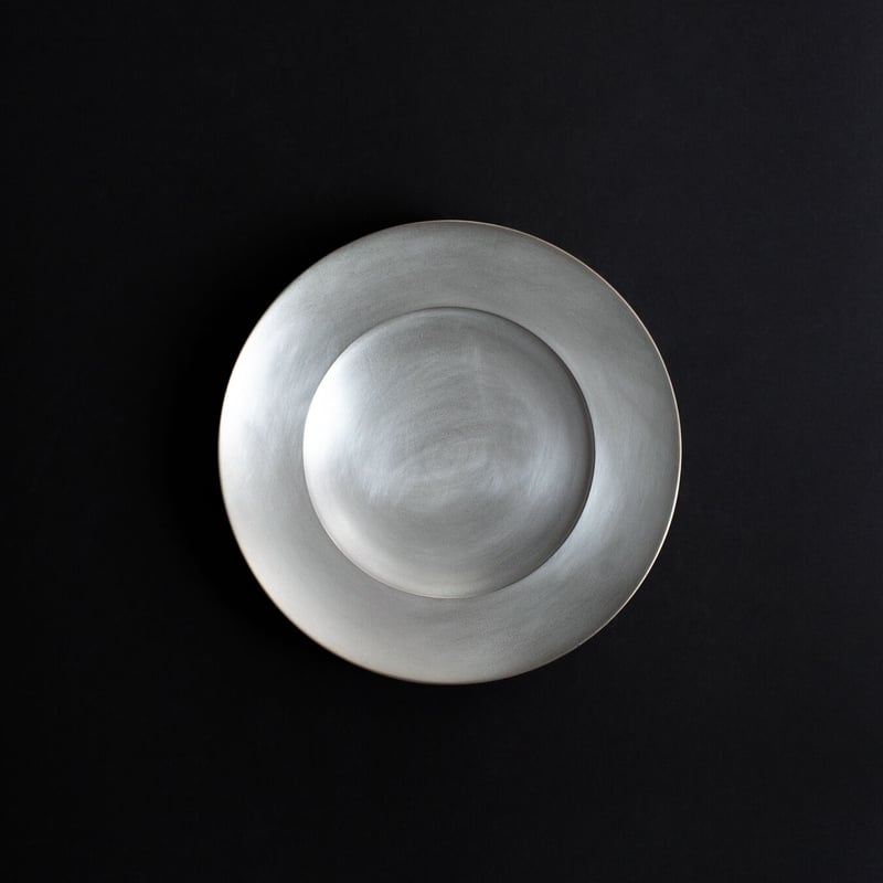 純銀製のお皿　134グラム ラーゴ 9寸皿 銀彩 | 道具屋 nobori