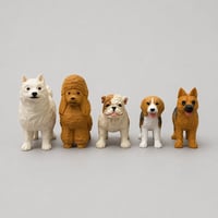 木彫り　犬