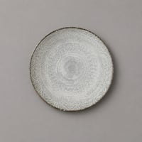 8寸めん鉢 三島粉引