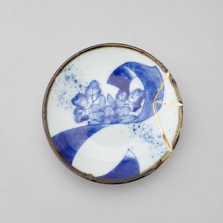 金継ぎ豆皿（φ104 × H17mm）