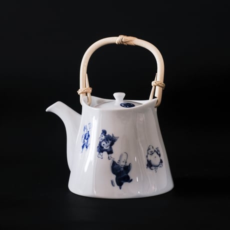 F3-4 7happy（七福‐しちふく）煎茶 七福神染付文様