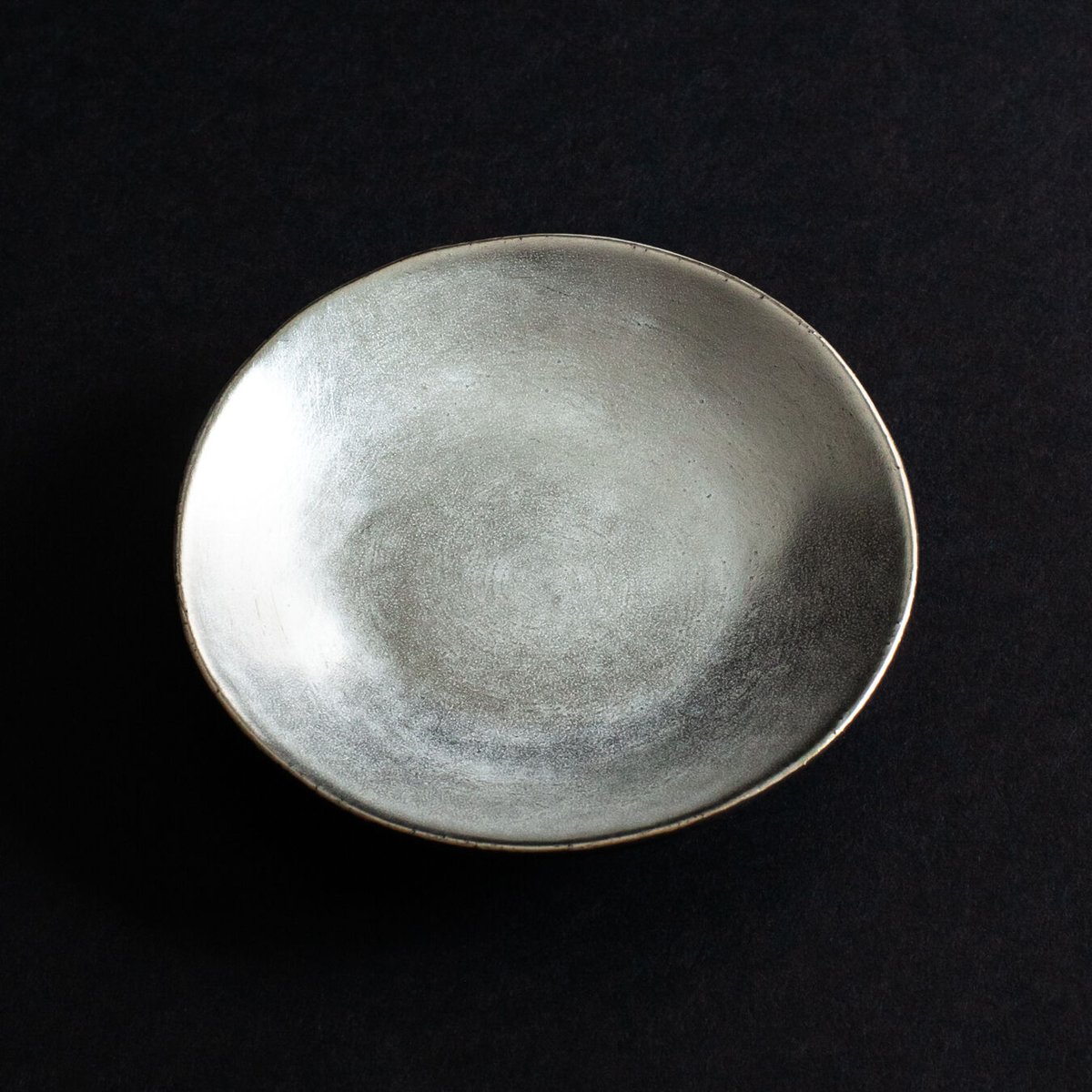 ピューター 珍しい小皿 A イタリア 小皿 ピューター | 道具屋 nobori