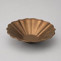 黄金吹 24cm輪花鉢