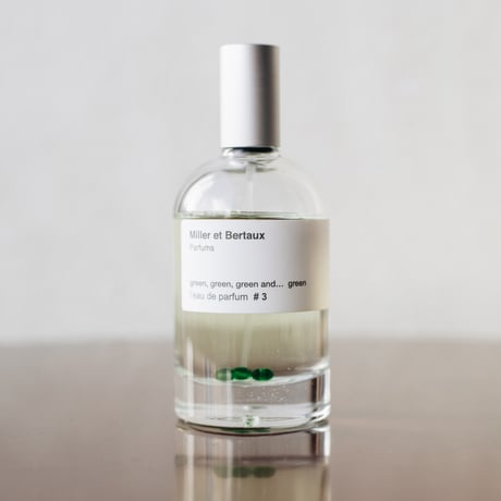 eau de parfum / #3 green, green, green and ... green 100ml