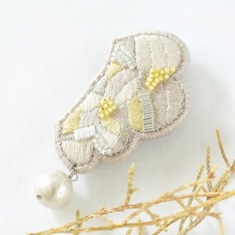 harishigoto  ブローチキット　mokumoku ×Yellow