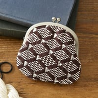 こぎん専用布でつくるがま口　　-Cof fee-　PHC-064-2