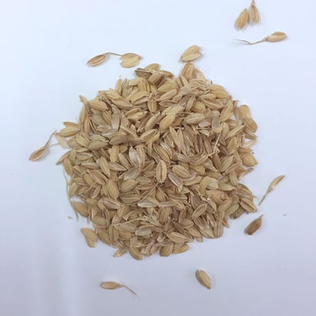 草木染めの糸でつくるちいさなテマリ　 -もみがら-