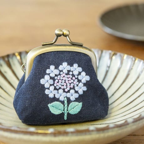 スミレソラ  大和撫子ながま口キット　紫陽花