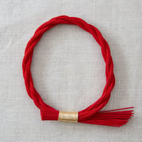 水引しめ飾り（ねじり）赤　PHC-071-3