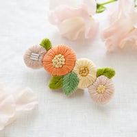 k.omono　fioret hair accessory   ヘアクリップ　　-orange-