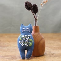 nekogao 刺繍ブローチ　 -花-　　　　　PHC-103-3