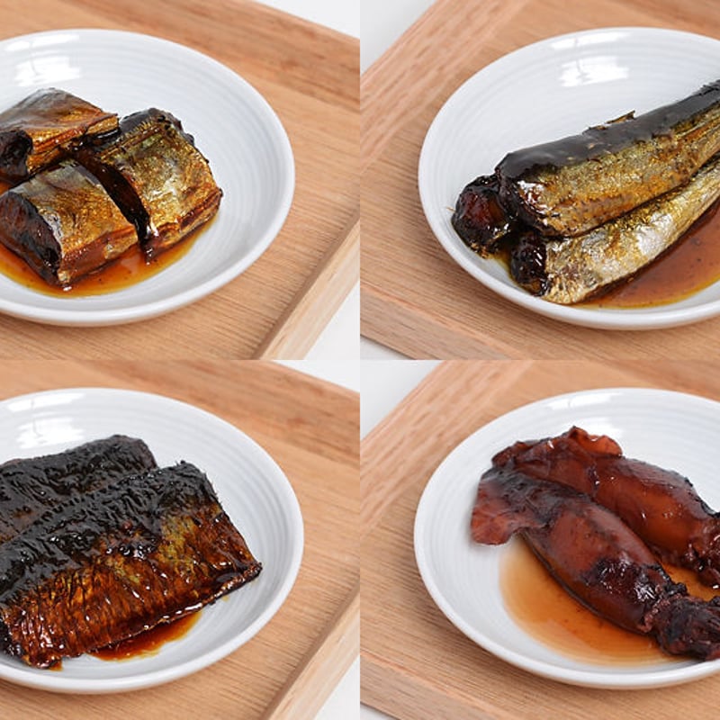 魚の旨煮シリーズ（4種×各2パック） | かすみがうらの佃煮屋｜株式
