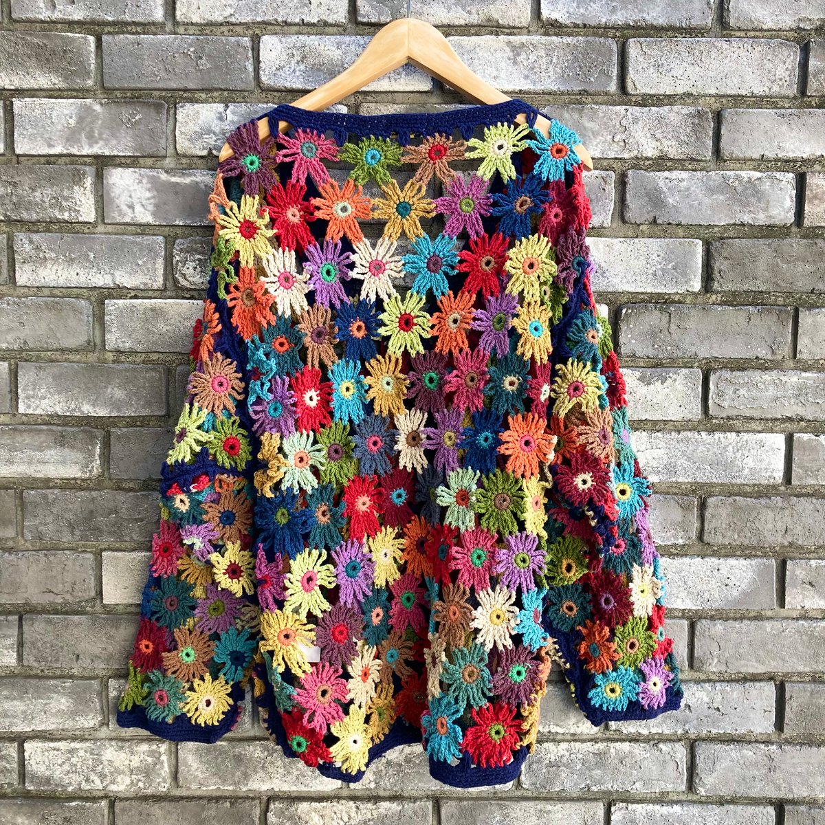 Mac Mahon Knitting Mills】 Chain Flower Cardiga