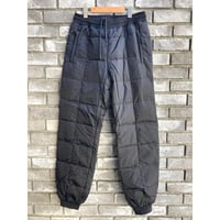 【TAION】 SC Track Down Pants Black タイオン ダウン パンツ