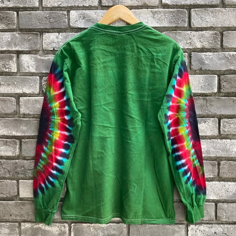 【Kerr's Cotton】 Tie Dye L/S Tee Green タイダイ