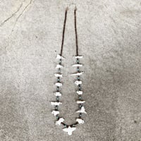 【Native American Jewelry】 Fetish Necklace White フェティッシュ ネックレス インディアンジュエリー