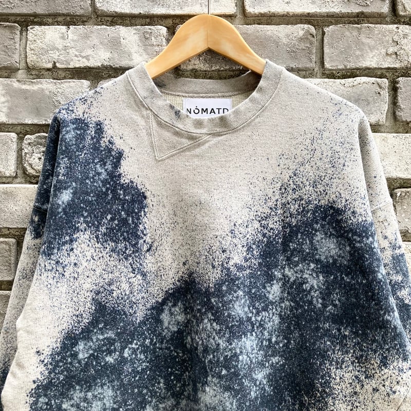 NOMA t.d.】 Hand Dye Twist Sweat Gray ノーマ ハンドダイ