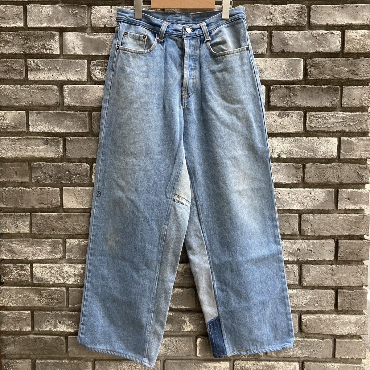 sunny side up】 Remake Wide Denim Pants サイズ2 タイ
