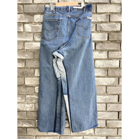 【sunny side up】Remake Wrap Denim Pants サイズ3 リメイク デニム