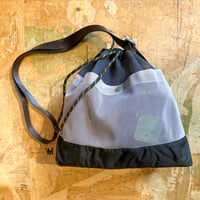 【INFORMAL BAG】 Mesh Crossbody Grey/Ivory