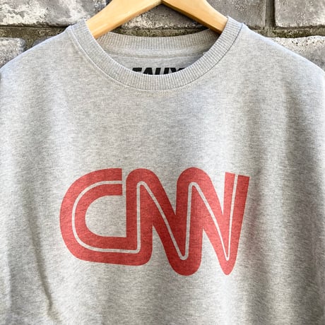【FAUX】 CNN Sweat Heather Grey