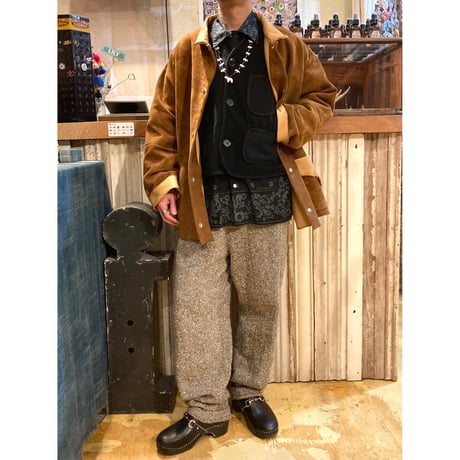【NOMARHYTHM TEXTILE】 Tweed Easy Pants ノーマ  ツイードパンツ