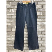 【NEO BLUE】 Flare Jeans Black ネオブルー フレアデニム Made in USA