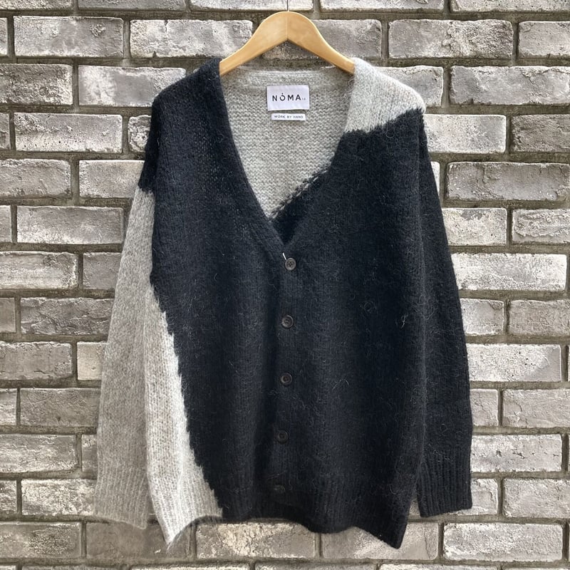 【NOMA t.d.】Hand Knitted Mohair Cardigan