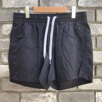 【BUILD YOUR BRAND】 Swim Shorts Black ドイツ スイムパンツ
