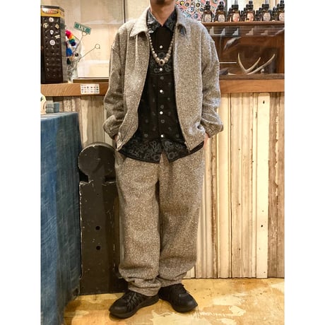 【NOMARHYTHM TEXTILE】 Overdyed Bandana Print Shirt ノーマ バンダナシャツ シャツ