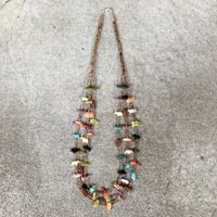 【Native American Jewelry】 Navajo Fetish Three Layered Necklace Neil Thomas フェティッシュ ナバホ インディアンジュエリー