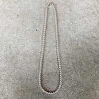 【Native American Jewelry】 Navajo Pearl Necklace 6mm 55cm ナバホパール ネックレス ナバホ インディアンジュエリー