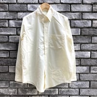【BURLAP OUTFITTER】 General B.D. Shirt Off White バーラップ ボタンダウンシャツ