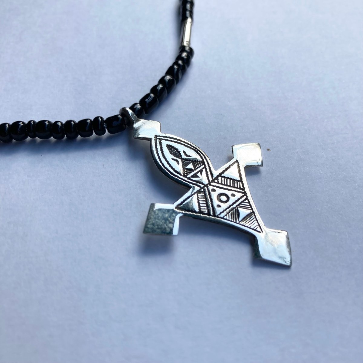 TUAREG（トゥアレグ）】シルバー925/ハートブローチ＆ネックレス