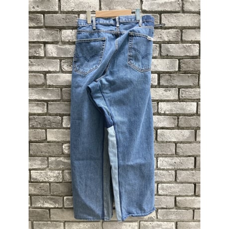 【sunny side up】Remake Wrap Denim Pants サイズ3 リメイク デニム