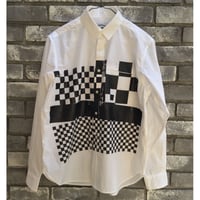 【NOMA t.d.】Cheker Print Shirt ノーマ ティーディ チェッカー プリント シャツ