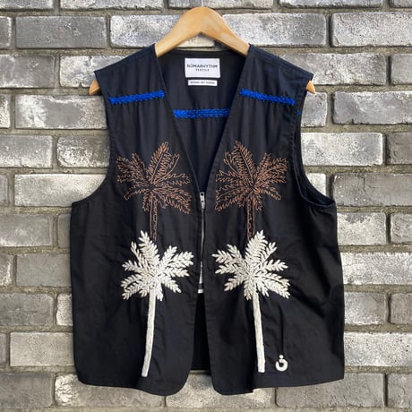 トップス NOMA t.d. Parm Tree Hand Embroidery Vest トップス NOMA t.d. Parm Tree Hand Embroidery Vest トップス NOMA