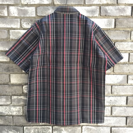 【BEN DAVIS】Half Zip Check Shirts  ベンデイビス ハーフジップ チェックシャツ