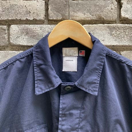 【oddment】 Custom Tactical S/S Shirts Navy リメイク アメリカ製