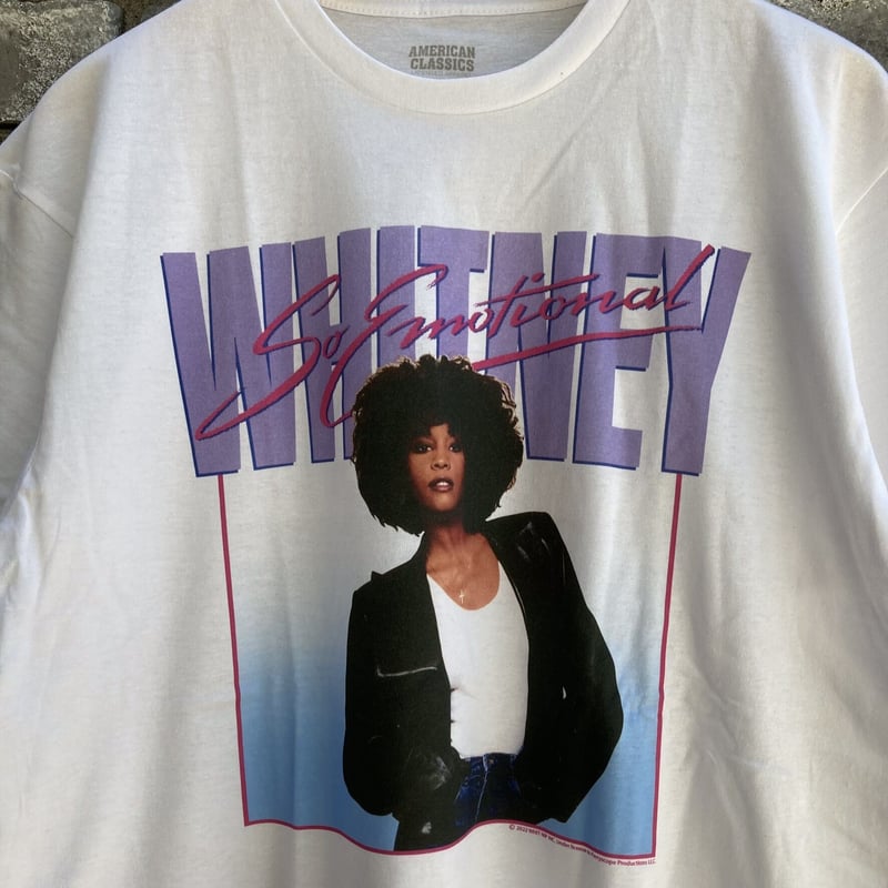 MUSIC TEE】WHITNEY HOUSTON “SO EMOTIONAL” ホイットニ