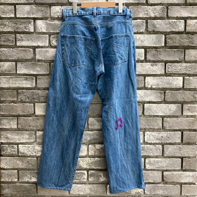 NOMA t.d.】 Checker Hand Embroidery Pants Indig