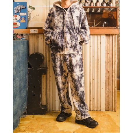 【NOMARHYTHM TEXTILE】 Hand Dye Twist Parka ノーマ スウェット パーカー
