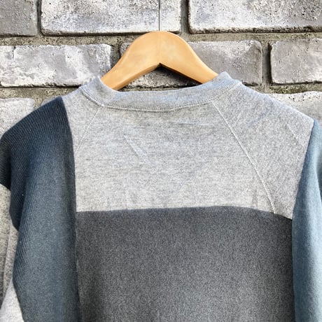 【yoused】Sweat-Sweater Grey サイズ1 タイプB ユーズド スウェット セーター