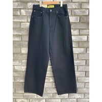 【NEO BLUE】 Black Baggy Jeans ネオブルー Made in USA