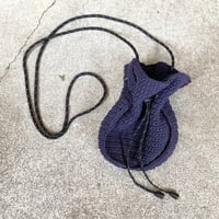 【MacMahon Knitting Mills】 Pochette-Solid Navy マクマホンニッティングミルズ