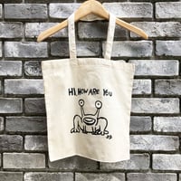 【DANIEL JOHNSTON】＂HI,HOW ARE YOU" Mural Carry All Bag ダニエルジョンストン トート