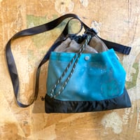 【INFORMAL BAG】 Mesh Crossbody Khakl/Tiff