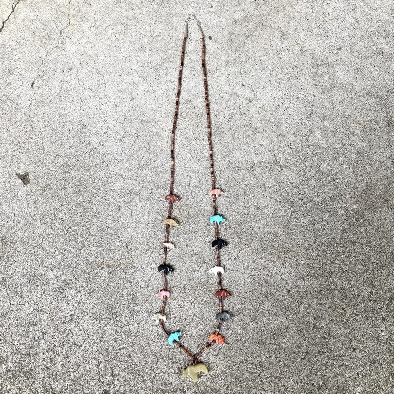 Native American Jewelry】 Navajo Fetish Necklac