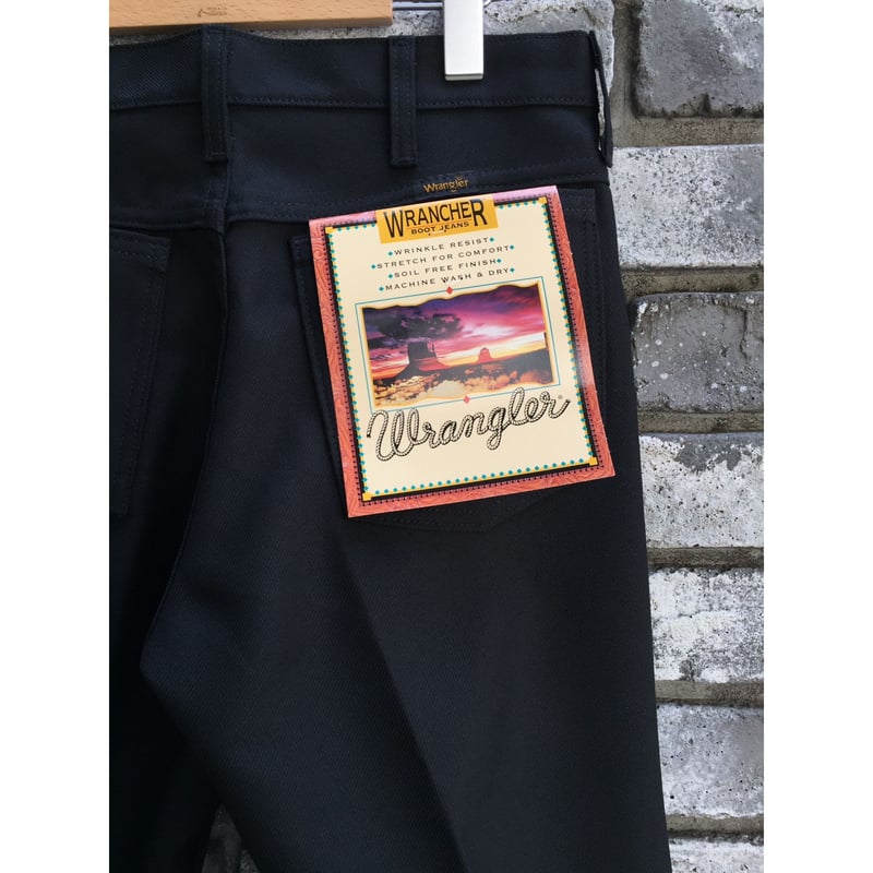 wrangler】 Wrancher Dress Jeans Black ラングラー ランチ...